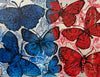 Butterflies on Silver Foil