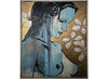 Abstract Nude in Blue/WH