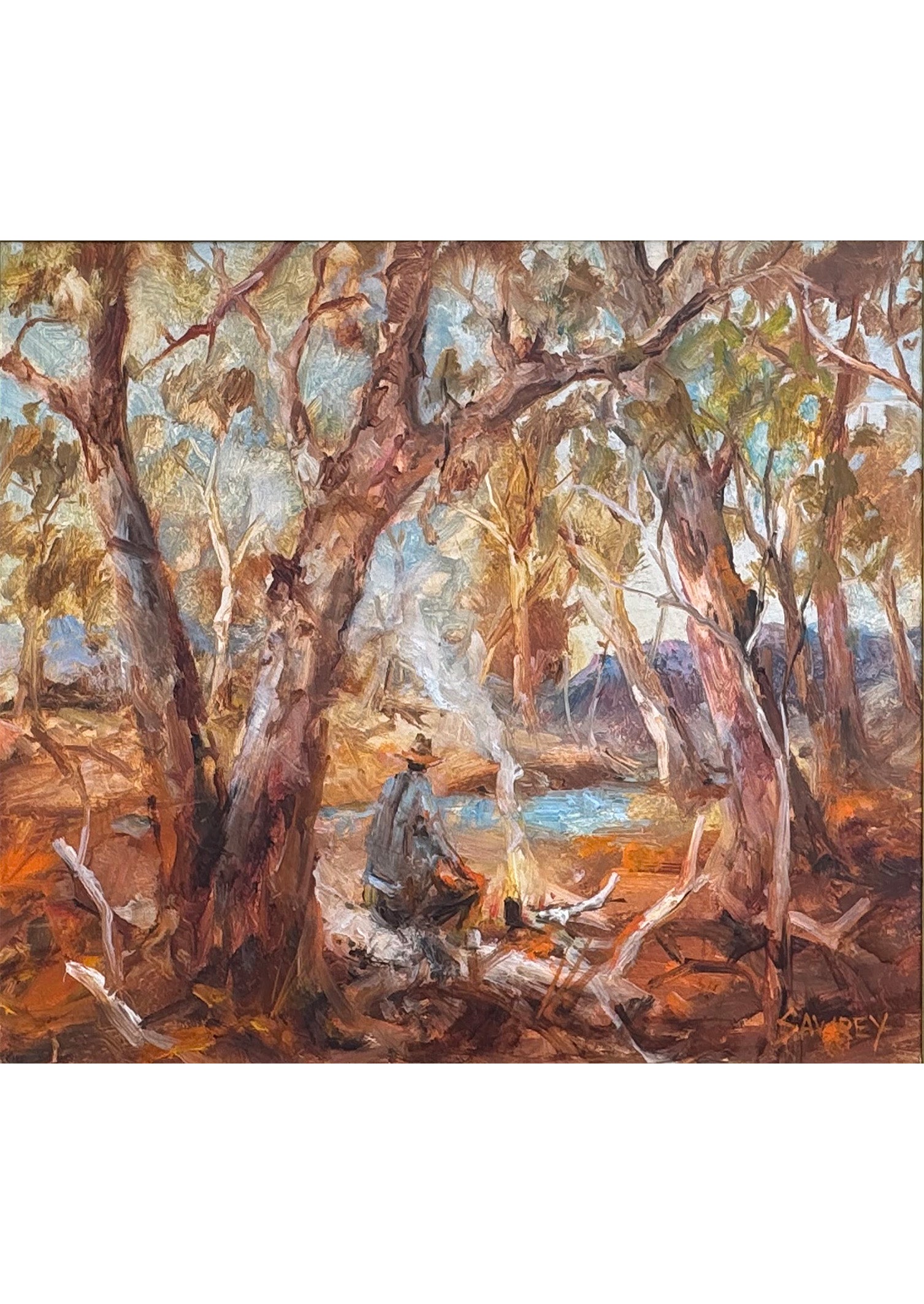 Campfire by the Creek