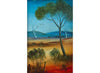 Landscape and Emus