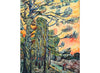 Van Gogh Replica - Weatherbeaten Pine Trees against the Setting Sun